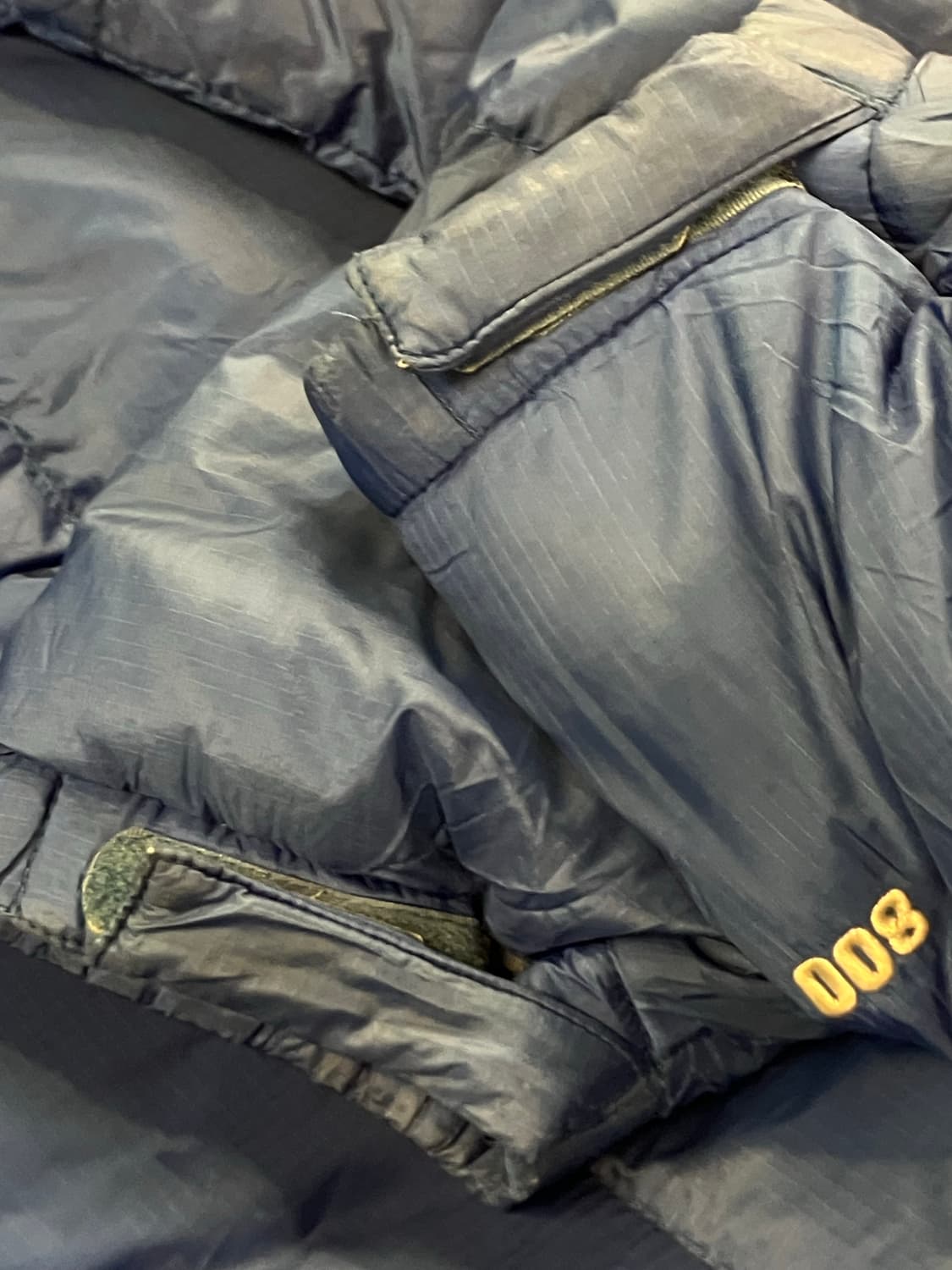 노스페이스 로체 800필파워 구스다운 패딩 블루 100 #csz2628 상품이미지9