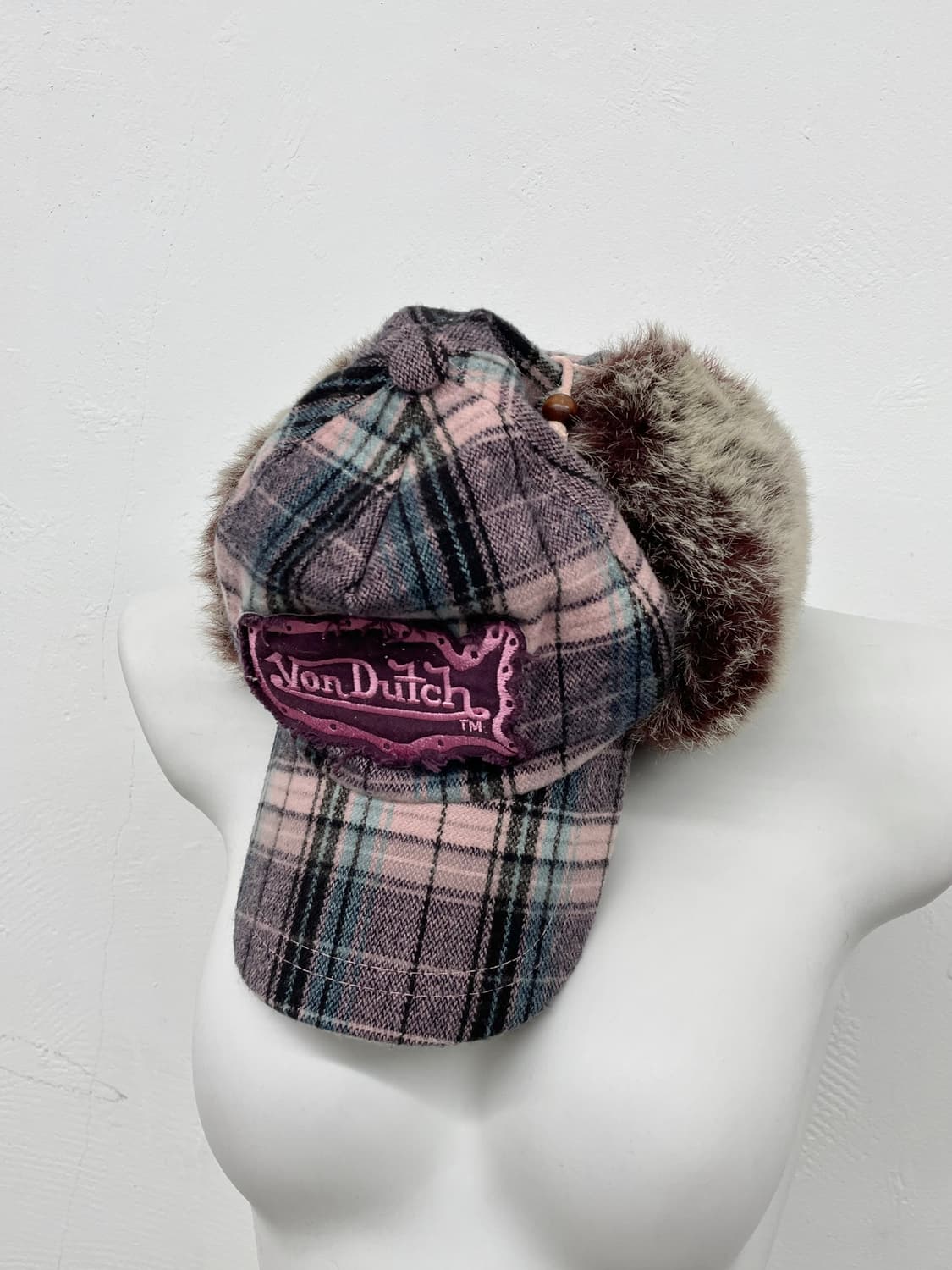 본더치 체크 트루퍼 햇 *레어 상품이미지1