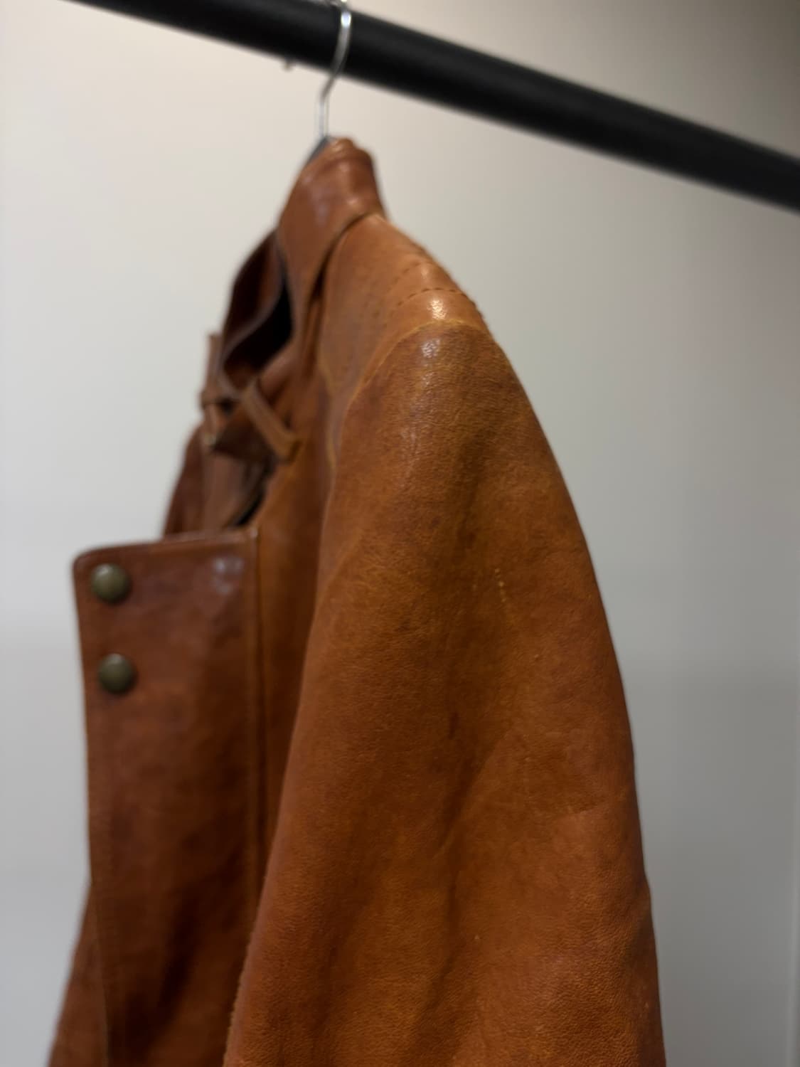 (95) sieg 지이크 브라운 양가죽 자켓 상품이미지6