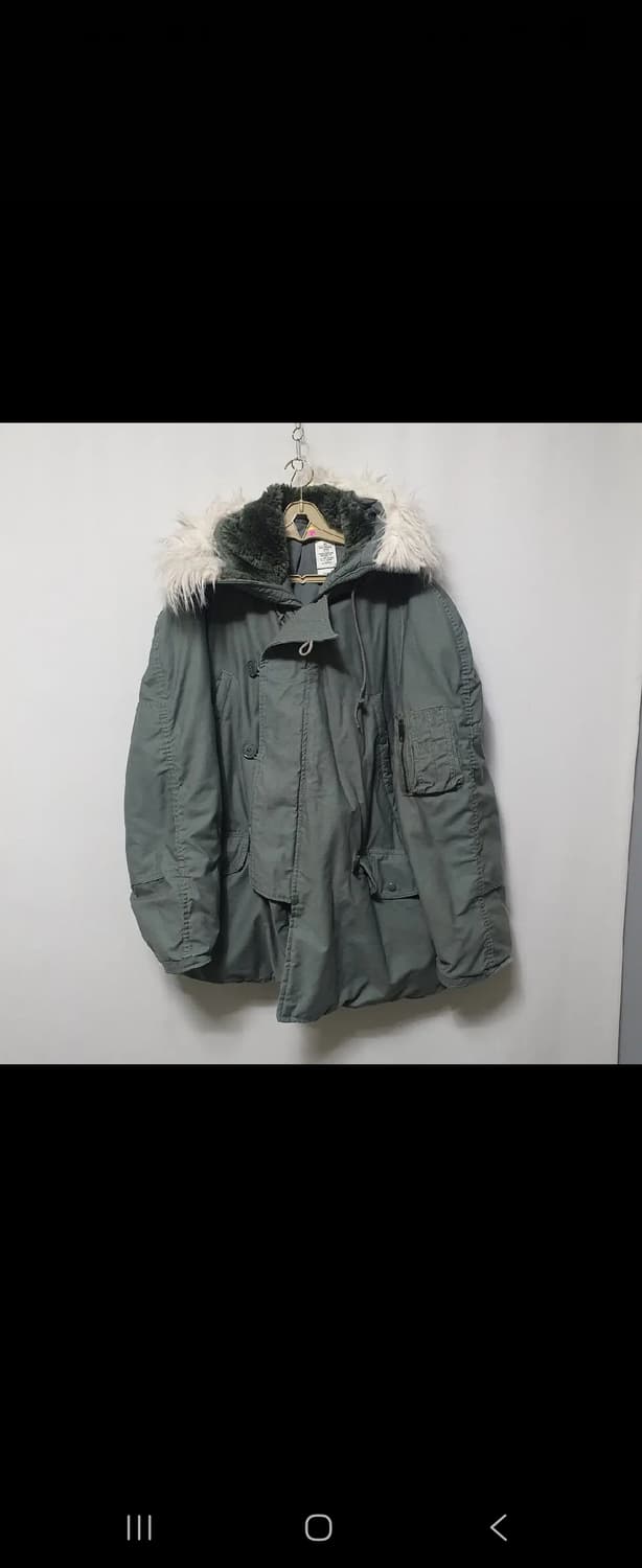 E283 미공군  N-3B 남성 패딩 L 상품이미지2