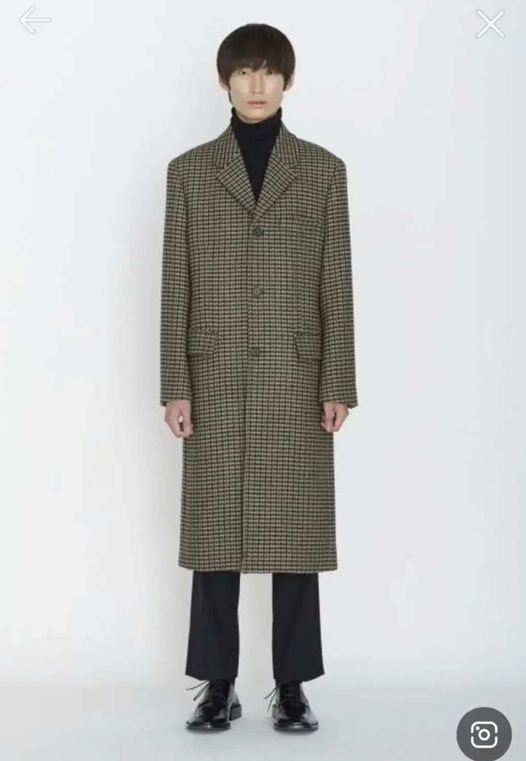 [새상품] MNGU 20FW 체스터필드 M사이즈 상품이미지1