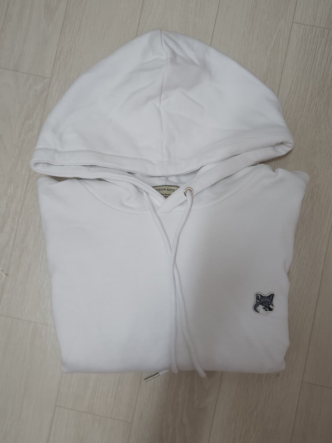 메종키츠네 화이트 후드티 M 상품이미지7