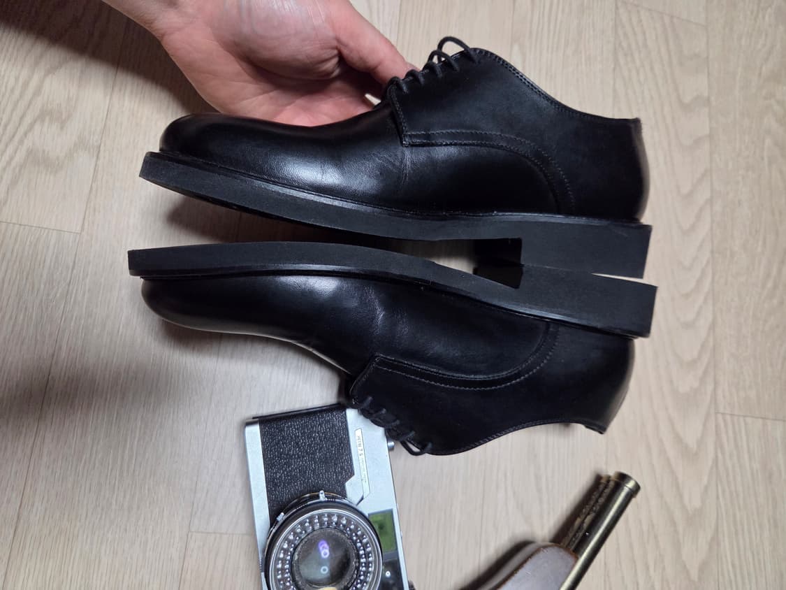 (5분 착용)(ITALY)S.T.DUPONT 클래식 더비 구두 5홀  상품이미지6