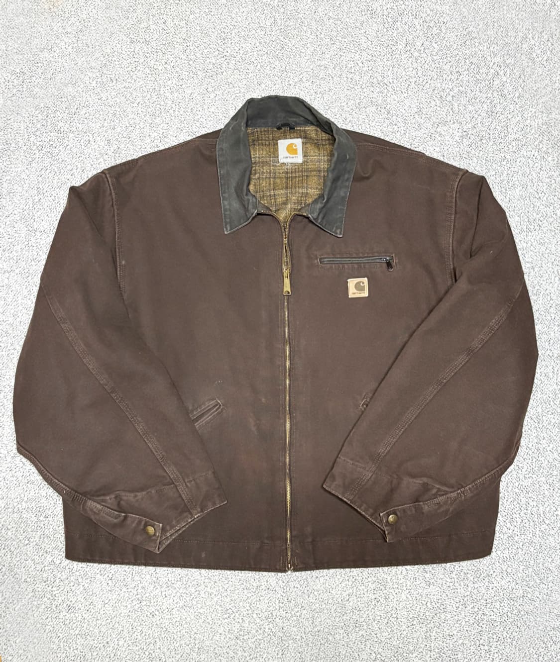 빈티지 칼하트 디트로이트 J97 자켓 초콜릿브라운 컬러 상품이미지1