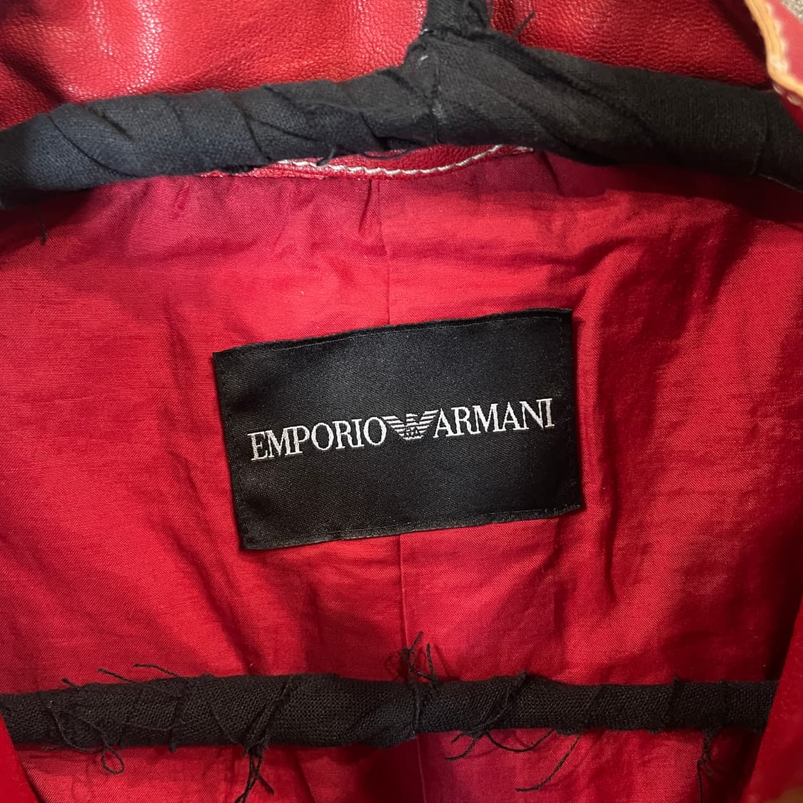 아르마니 레더 코트 상품이미지9