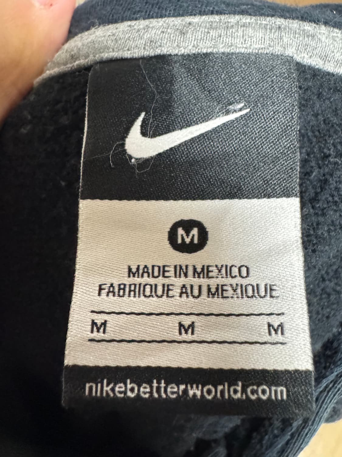 나이키 검정 후드티 M 상품이미지5