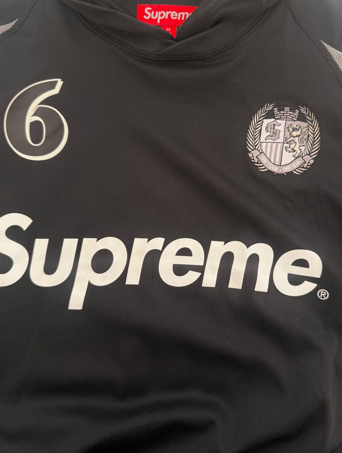  슈프림 (Supreme)후드 사커 저지 블랙 - 23FW 상품이미지3
