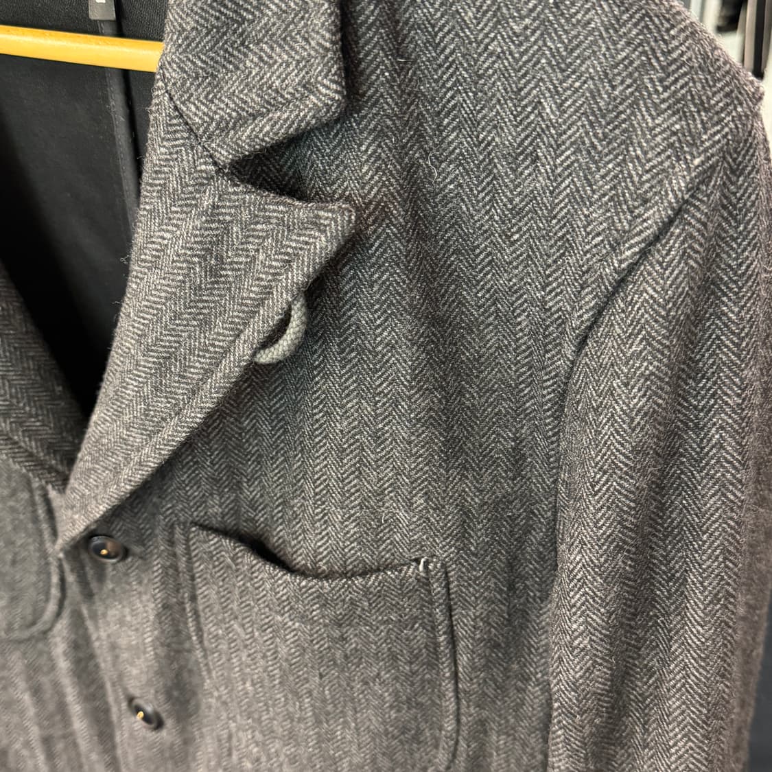 [L] A.blue garments 헤링본 자켓 상품이미지4