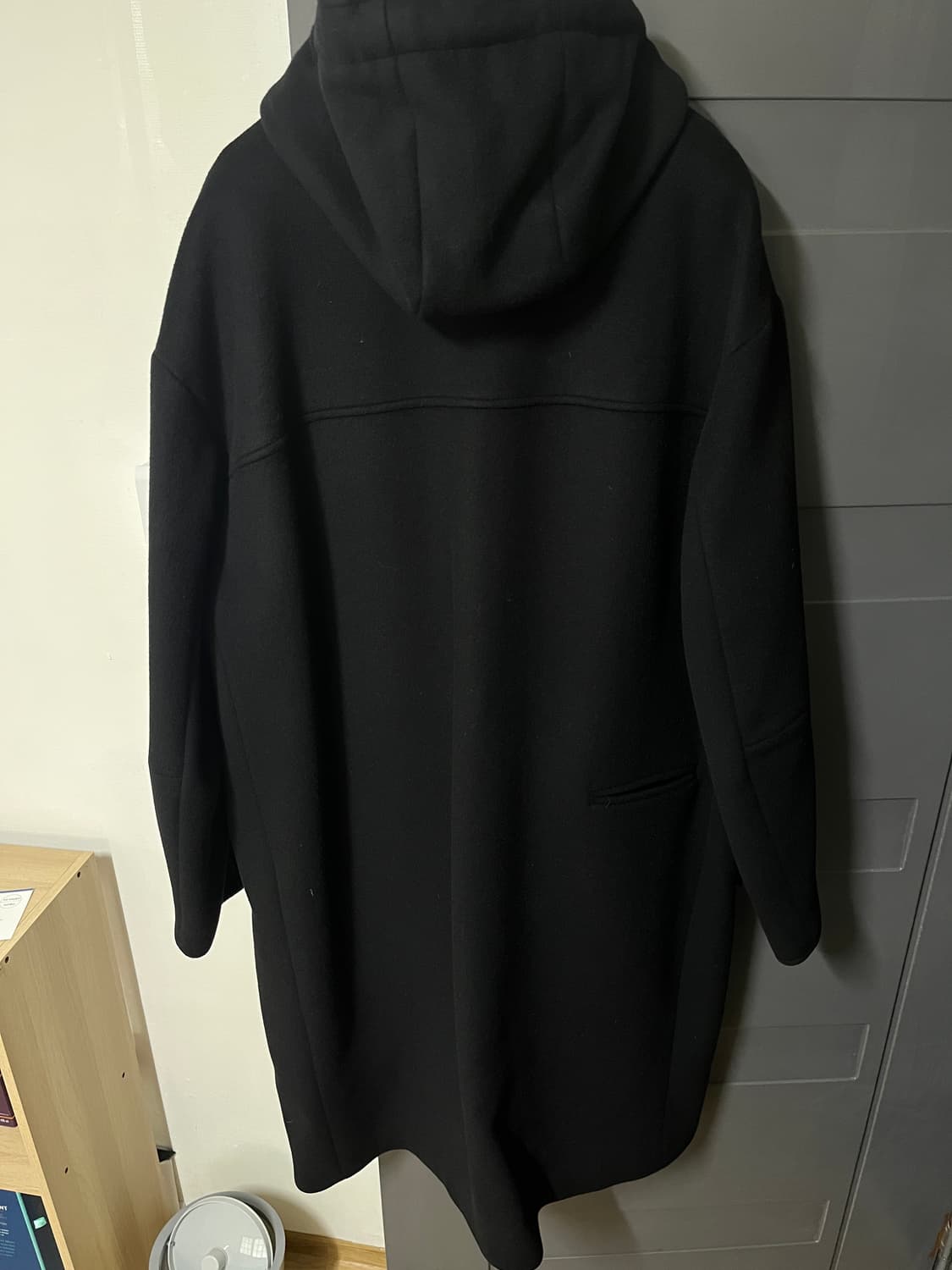 폴리테루 후디드 코트 4 블랙 판매 상품이미지2