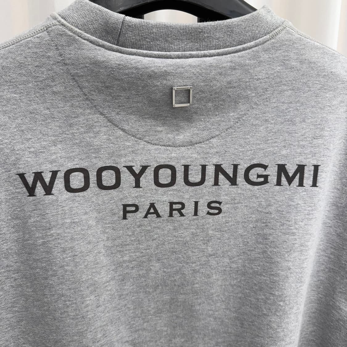 [46] 우영미 백로고 맨투맨 그레이 상품이미지3