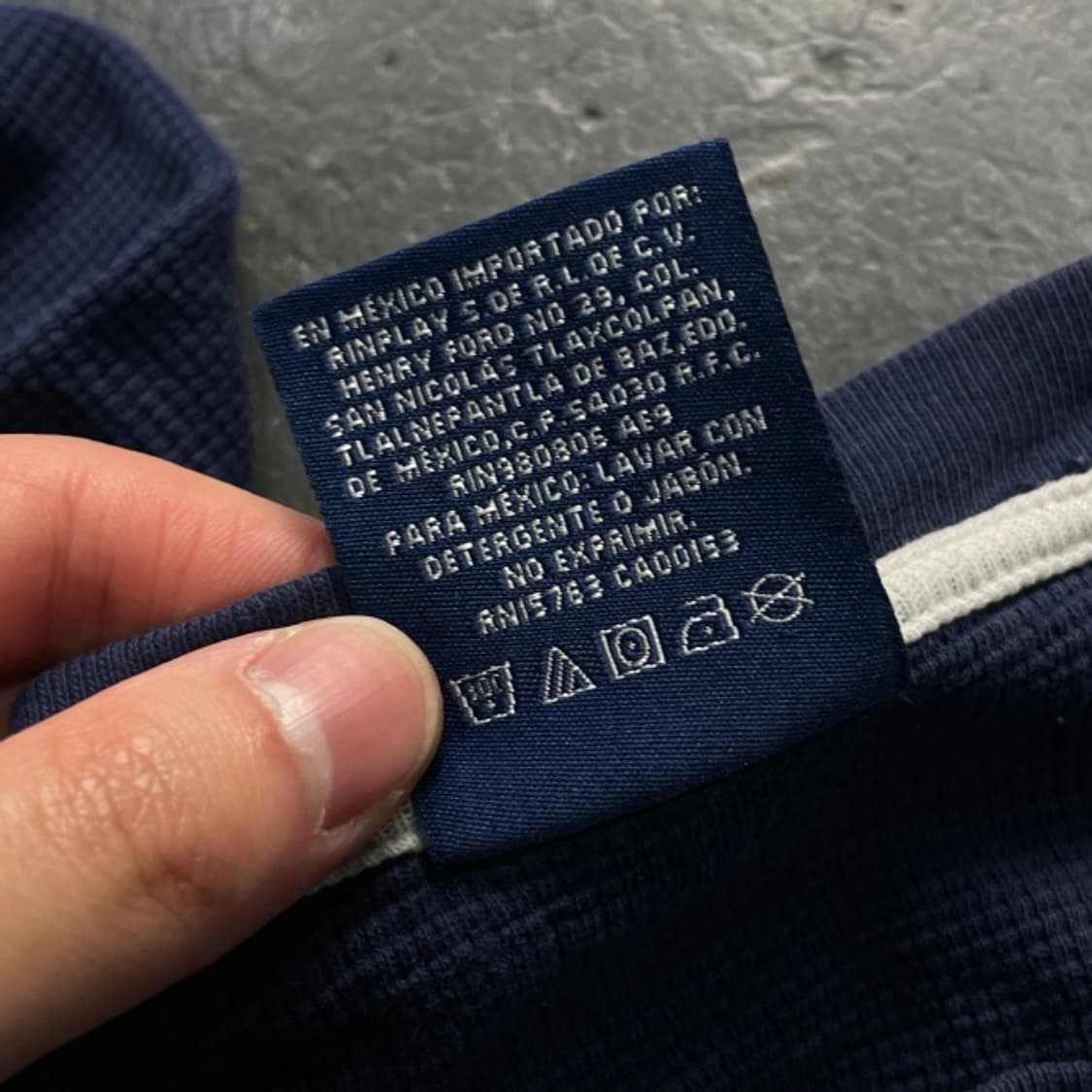 100 폴로 와플 롱슬리브 상품이미지4