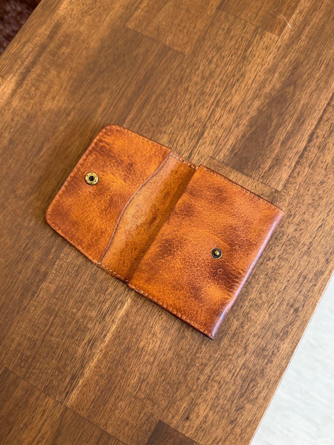 Vtg 빈티지 콘초 레더 월렛 (Brown) 상품이미지6