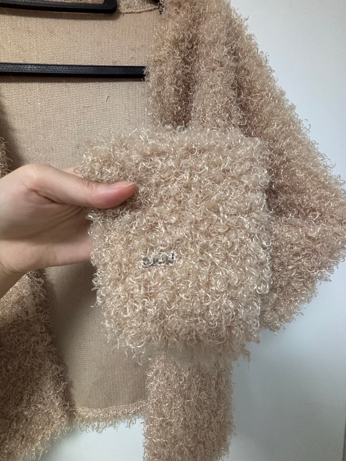 오도어 부클 가디건 상품이미지5