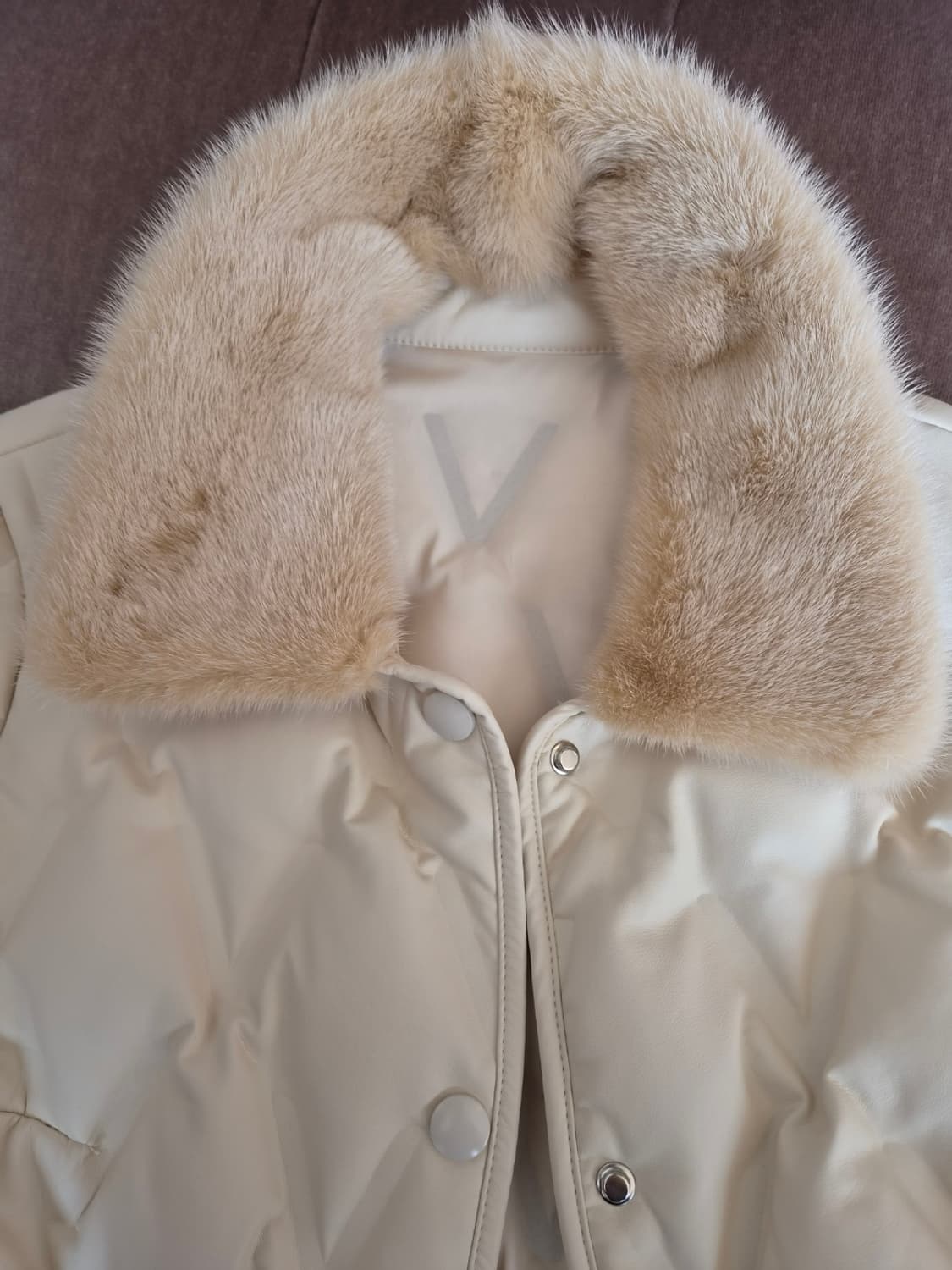 보니스팍스 Bonispax 여성 인조가죽구스밍크퍼자켓 5사이즈 상품이미지7