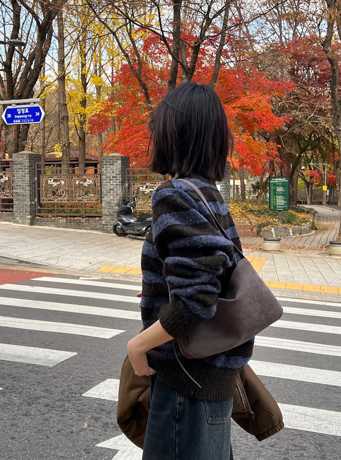 (새상품) 98도씨 NEAH 파베 스웨이드 숄더백 크로스백 애쉬차콜 상품이미지6