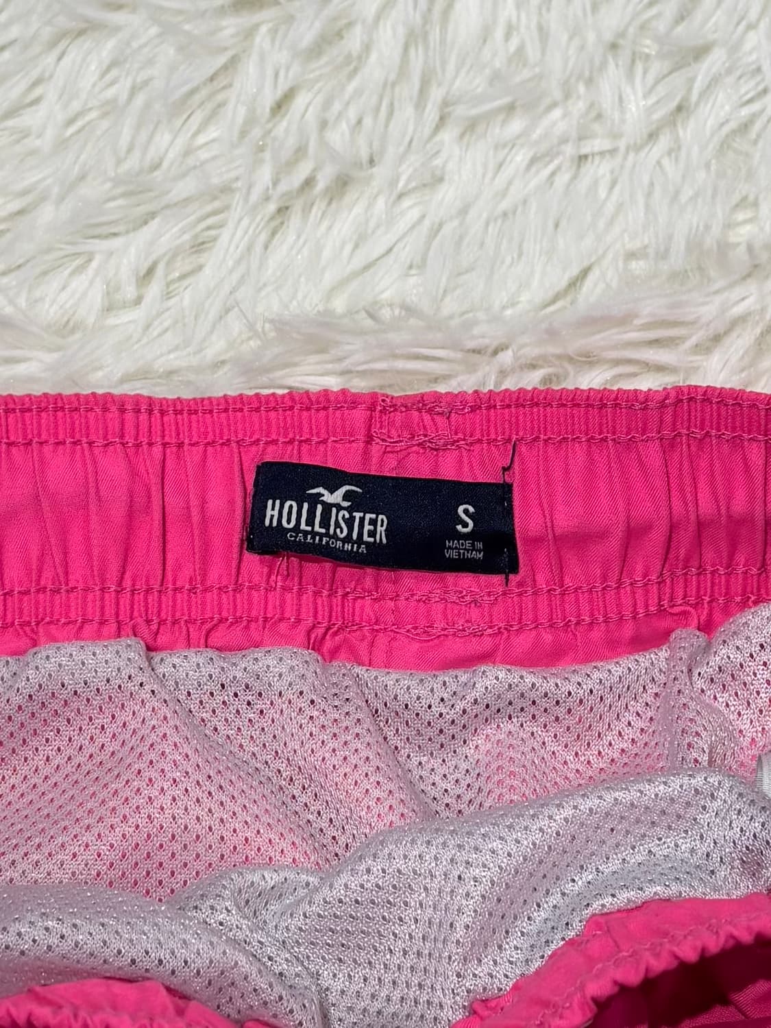 홀리스터 핑크 스몰로고 스위밍 팬츠 상품이미지6