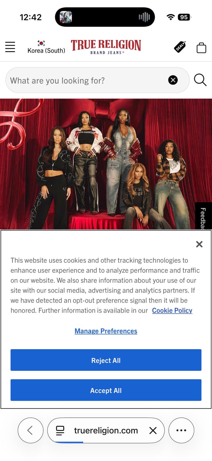 트루릴리젼 후드집업 M 상품이미지3