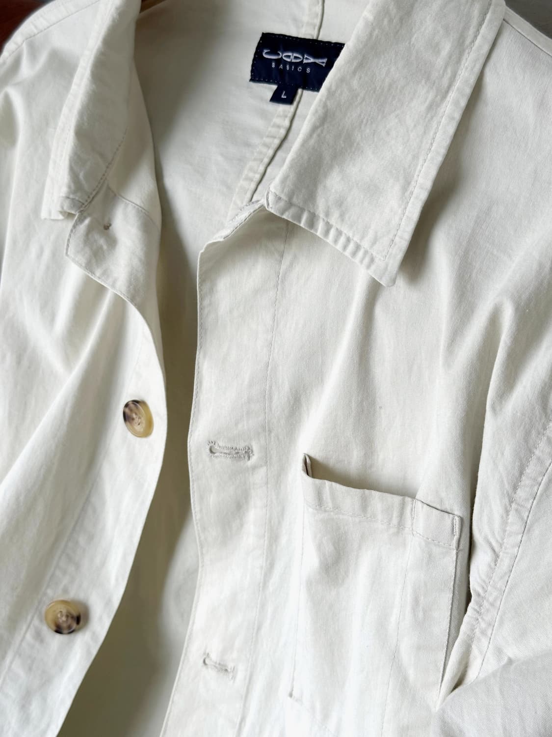 Light cotton poly utility jacket 상품이미지2