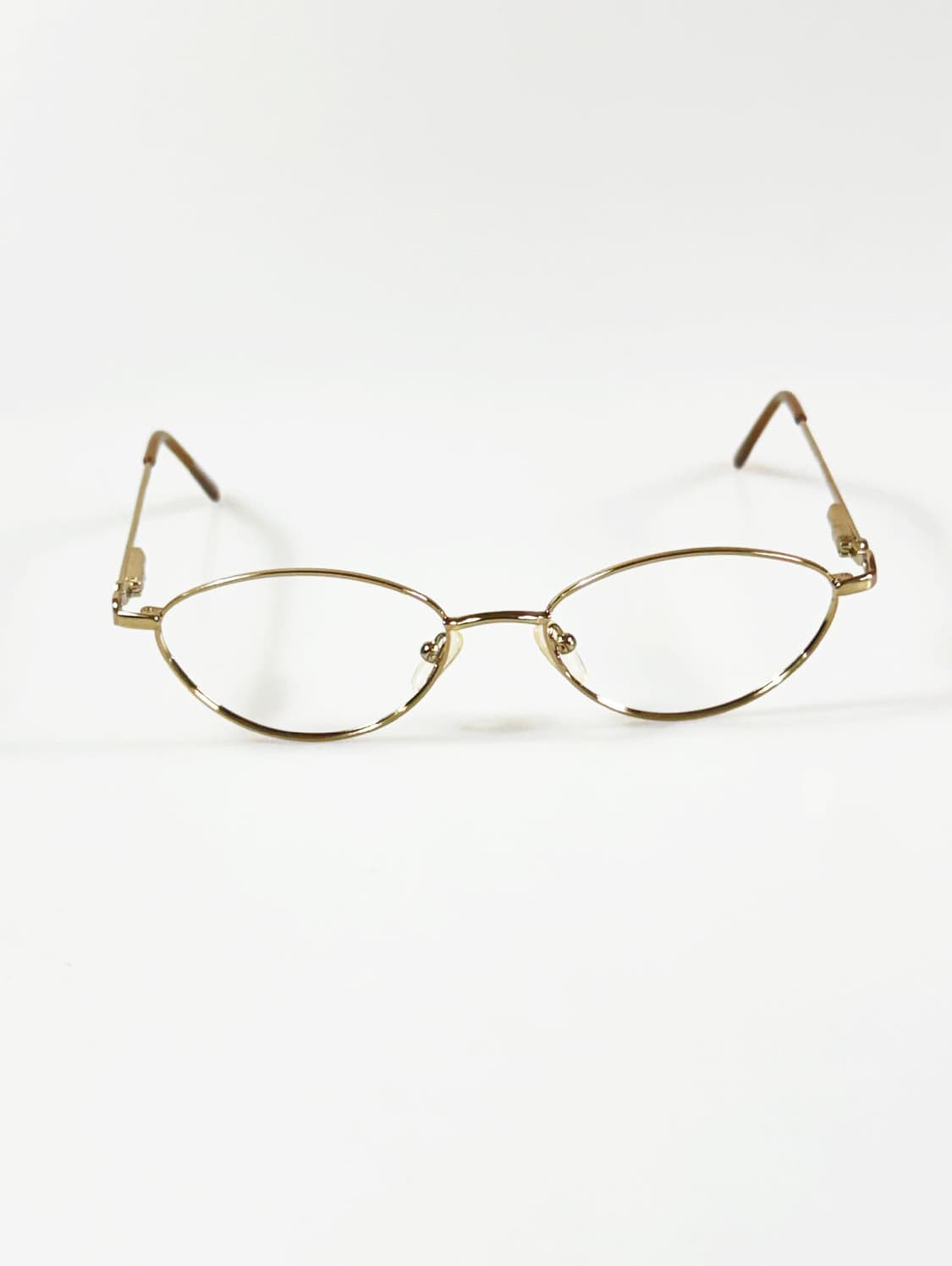 Fundamentals 골드 슬림 오벌 메탈 프레임 빈티지 안경 상품이미지3