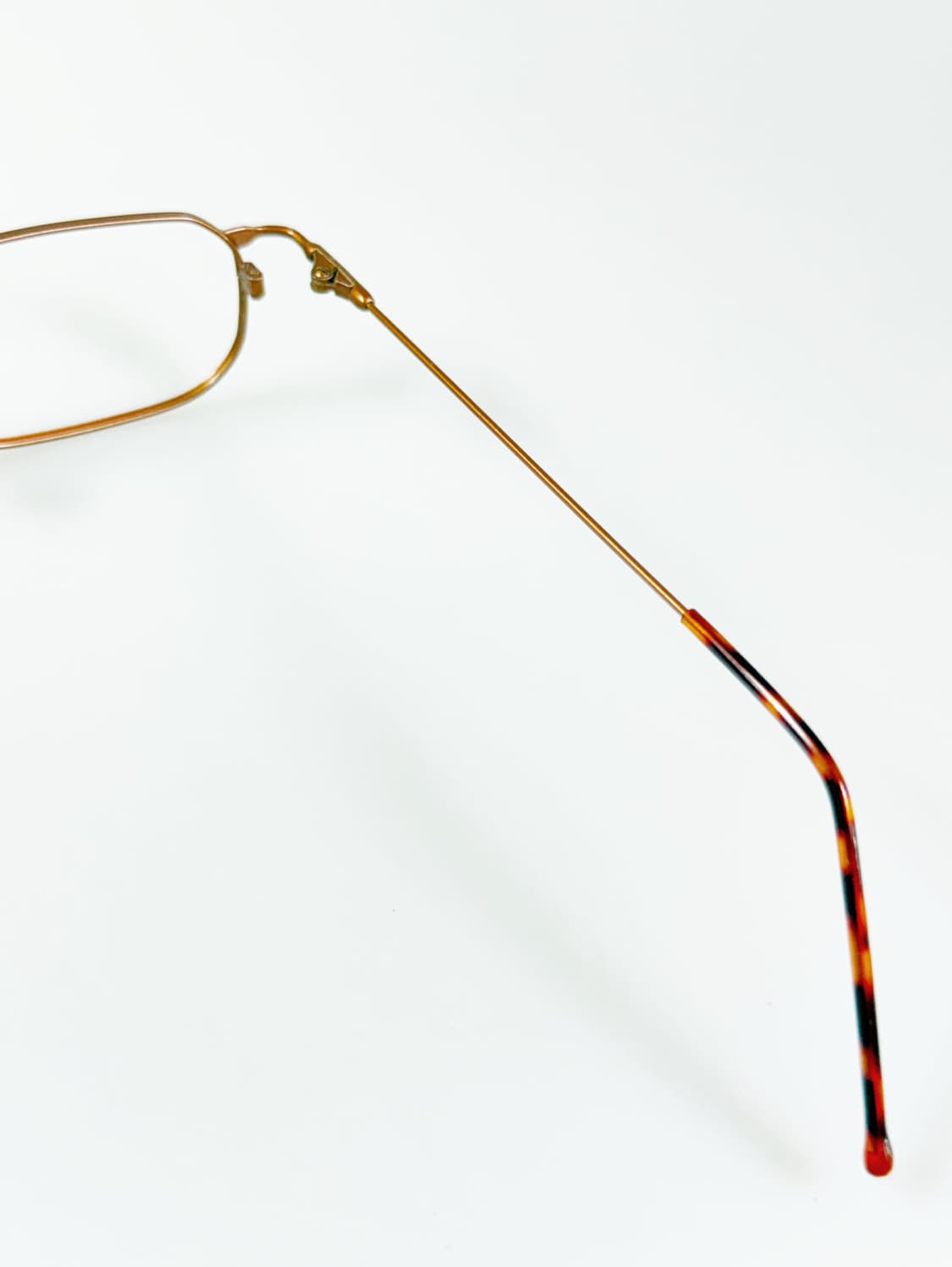 90s OTIC 슬림 스퀘어 메탈 프레임 빈티지 안경 상품이미지6