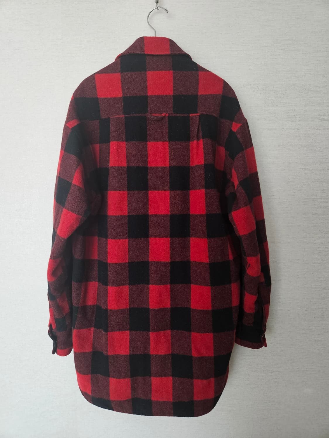 베트멍(Vetements) 2018 F/W 컬렉션 오버핏 체크 셔츠 자켓 상품이미지3