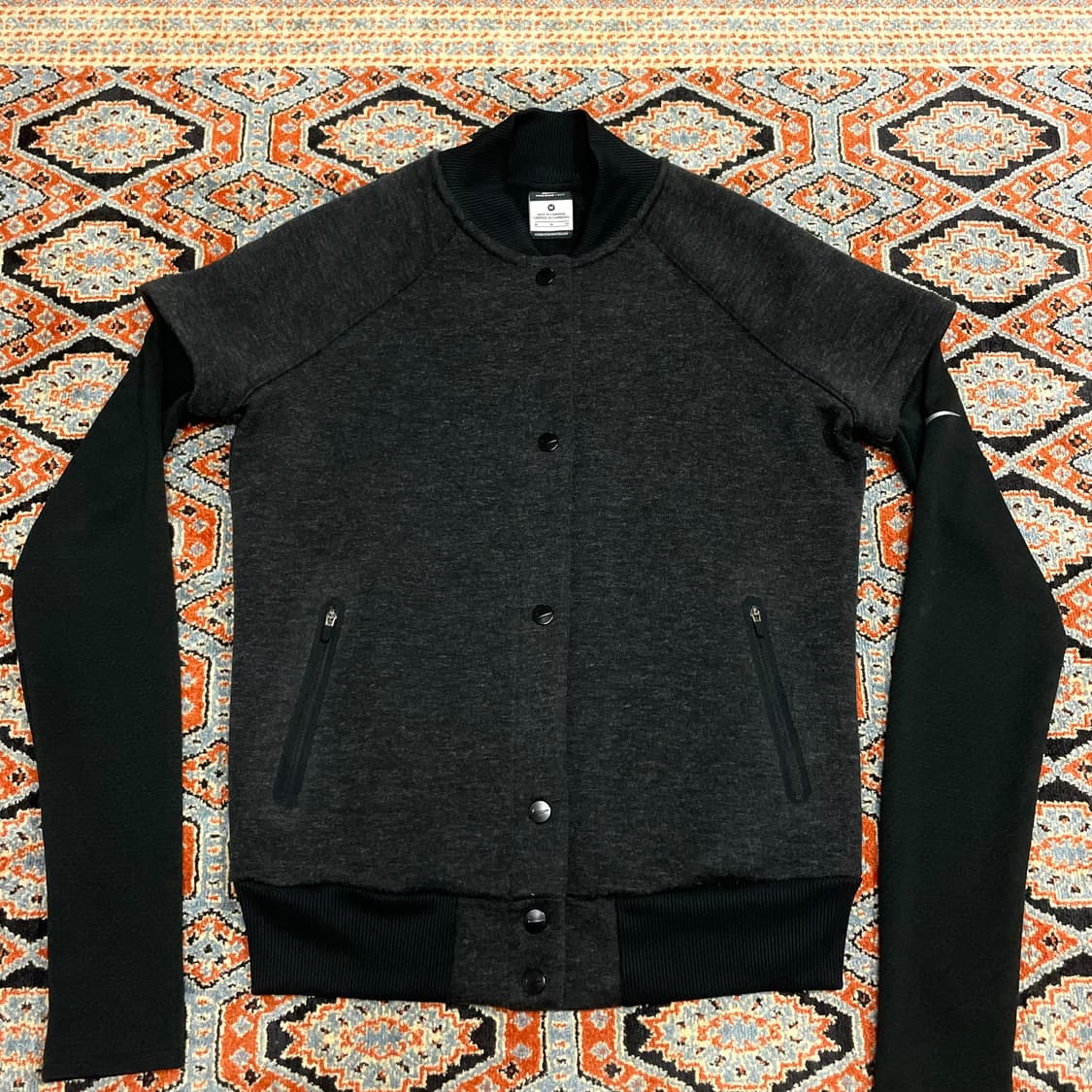 나이키 차콜 레이어드 블루종 여성M 상품이미지2