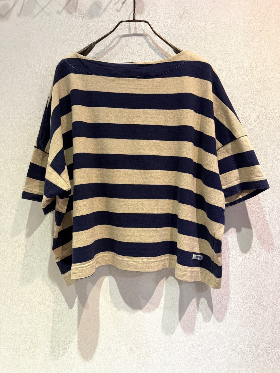Omnes Boat Neck Stripe T-Shirt 상품이미지1