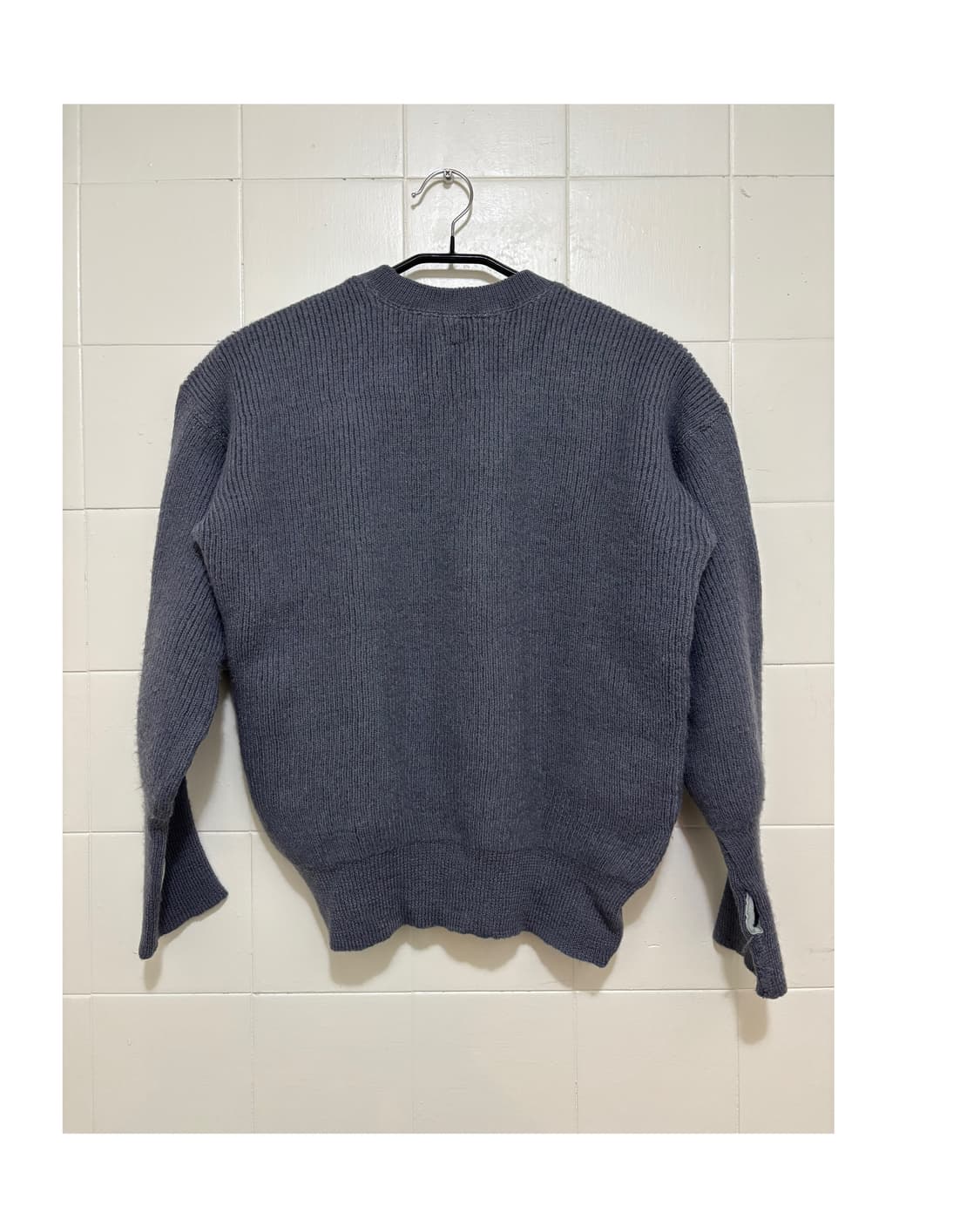 1970s 스웨디쉬 밀리터리 드라이빙 니트 집업 상품이미지2