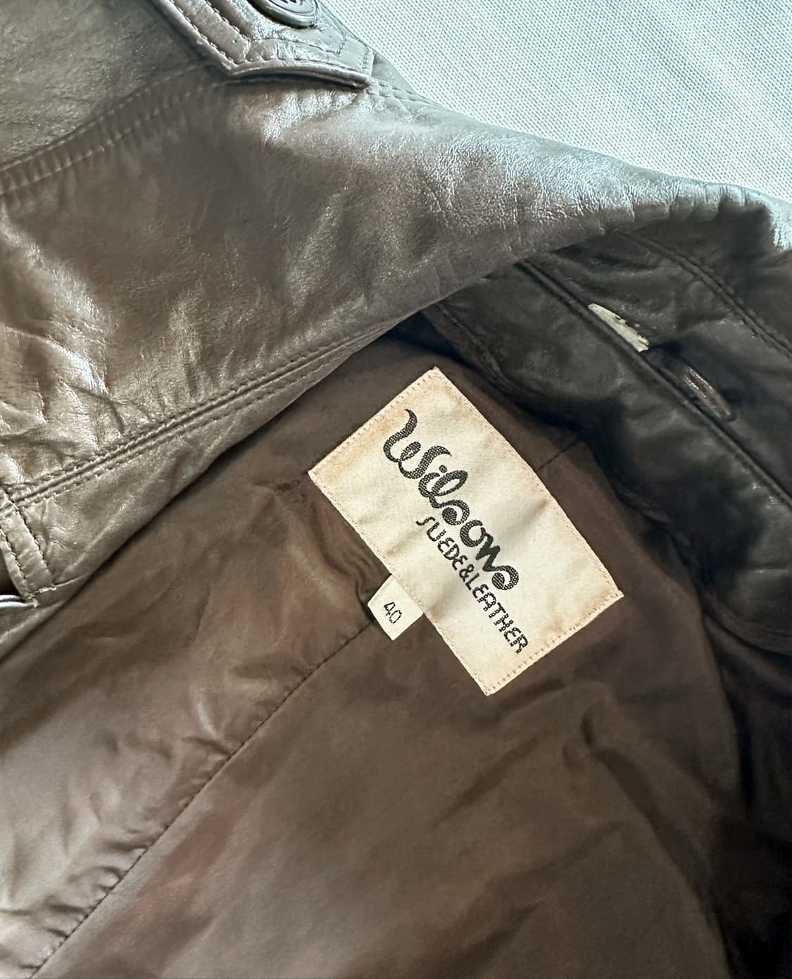 JPV brown leather over coat 상품이미지8