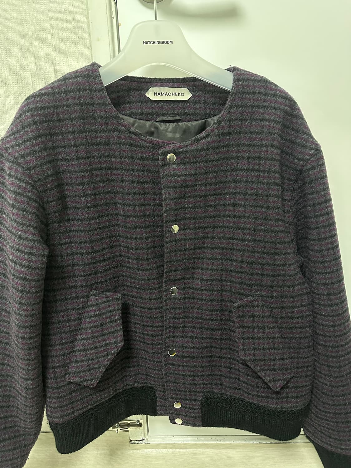 나마체코 콜튼 체크 봄버 상품이미지3