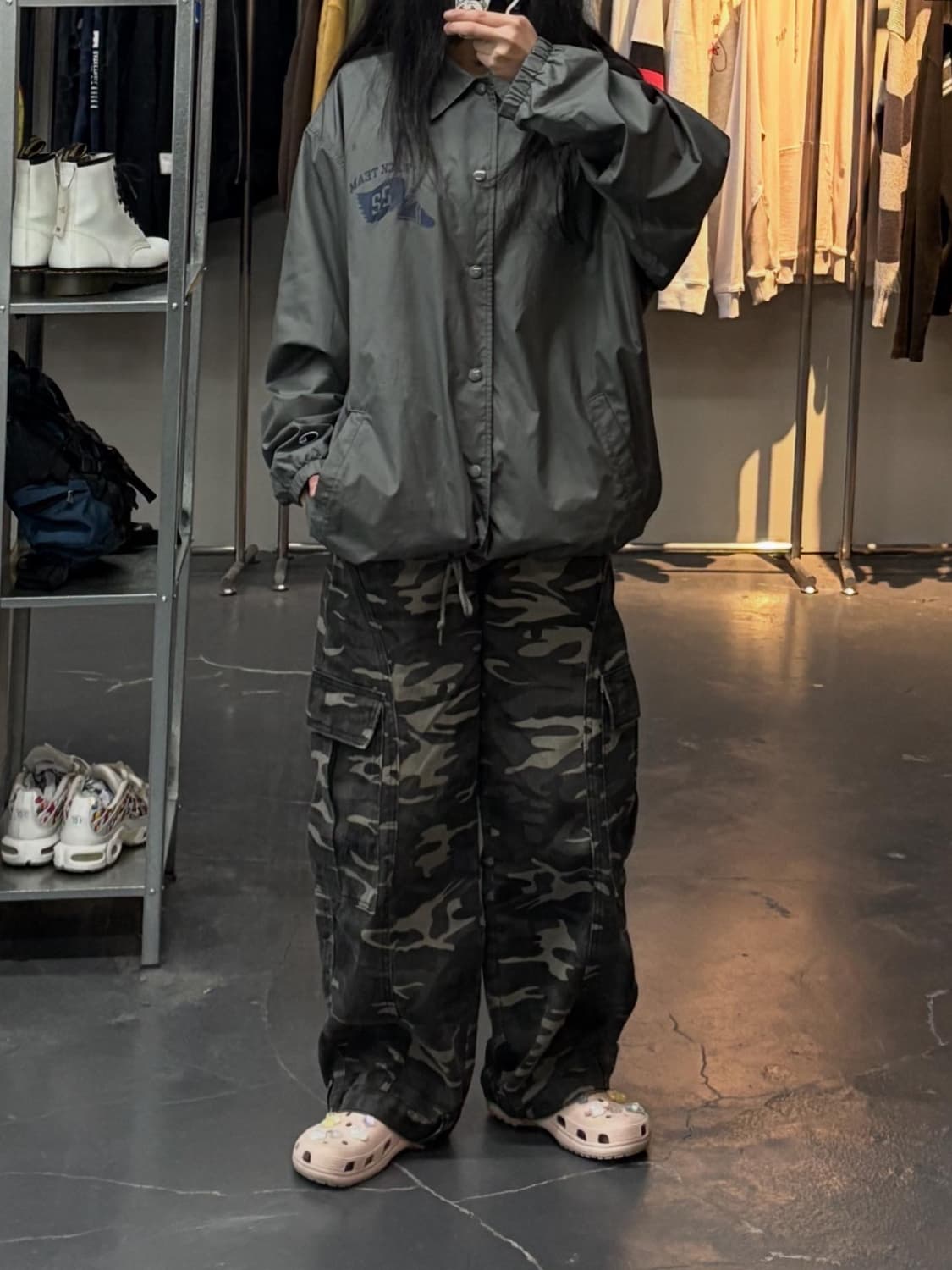 챔피온 X 디스이즈네버댓 22fw 콜라보레이션 코치 재킷 A2417 상품이미지1