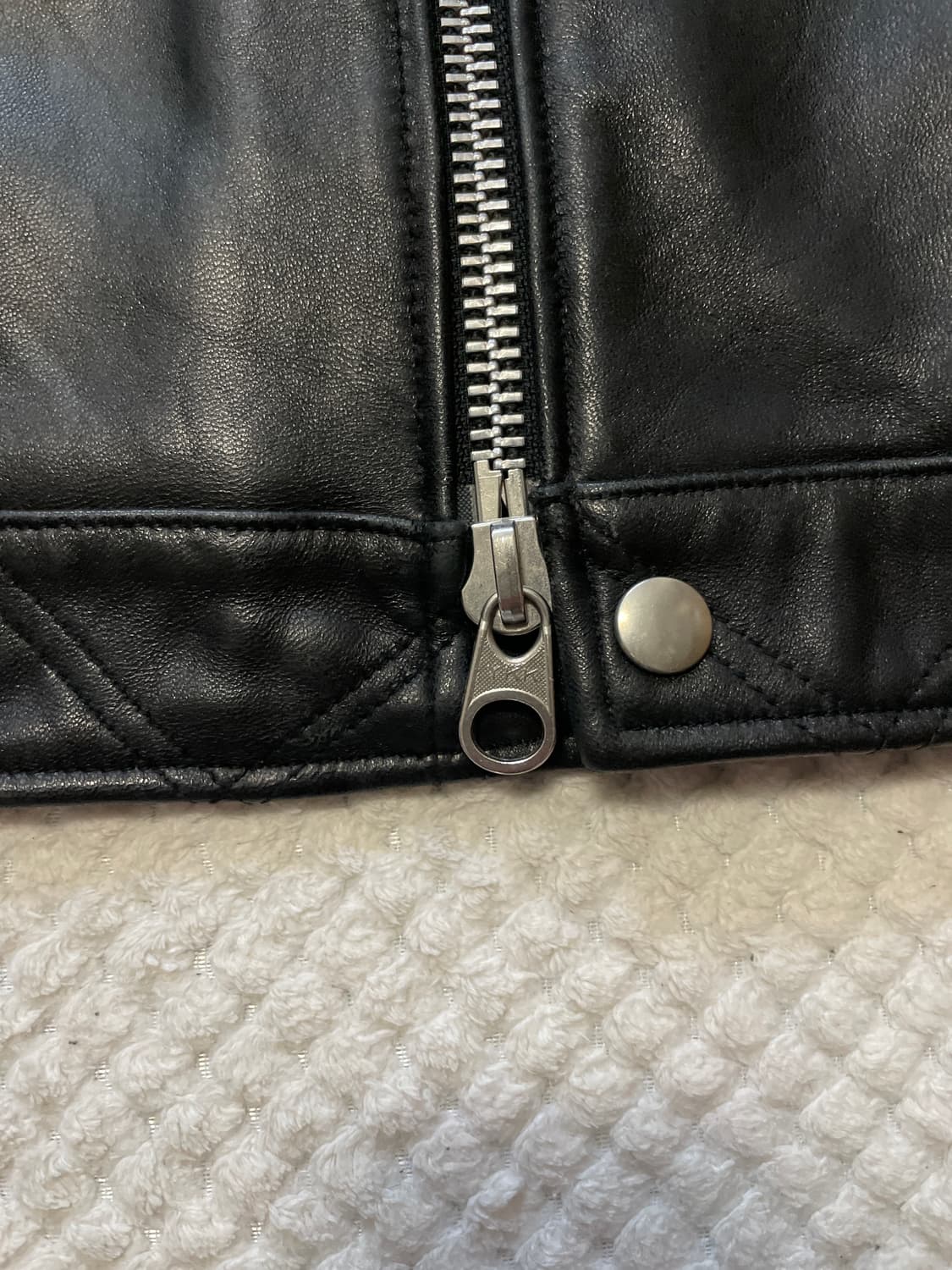 디아프바인 죠니 2WAY 웨스턴 무드 램스킨 양가죽 레더 자켓 상품이미지5