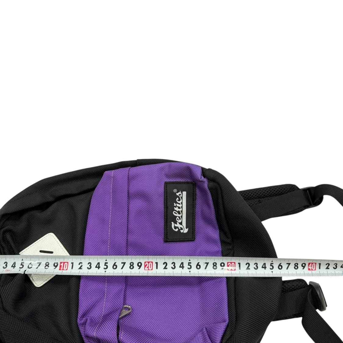 빈티지 펠틱스 돼지코 Y2K 모리걸 미니백팩 가방 퍼플 블랙 상품이미지5