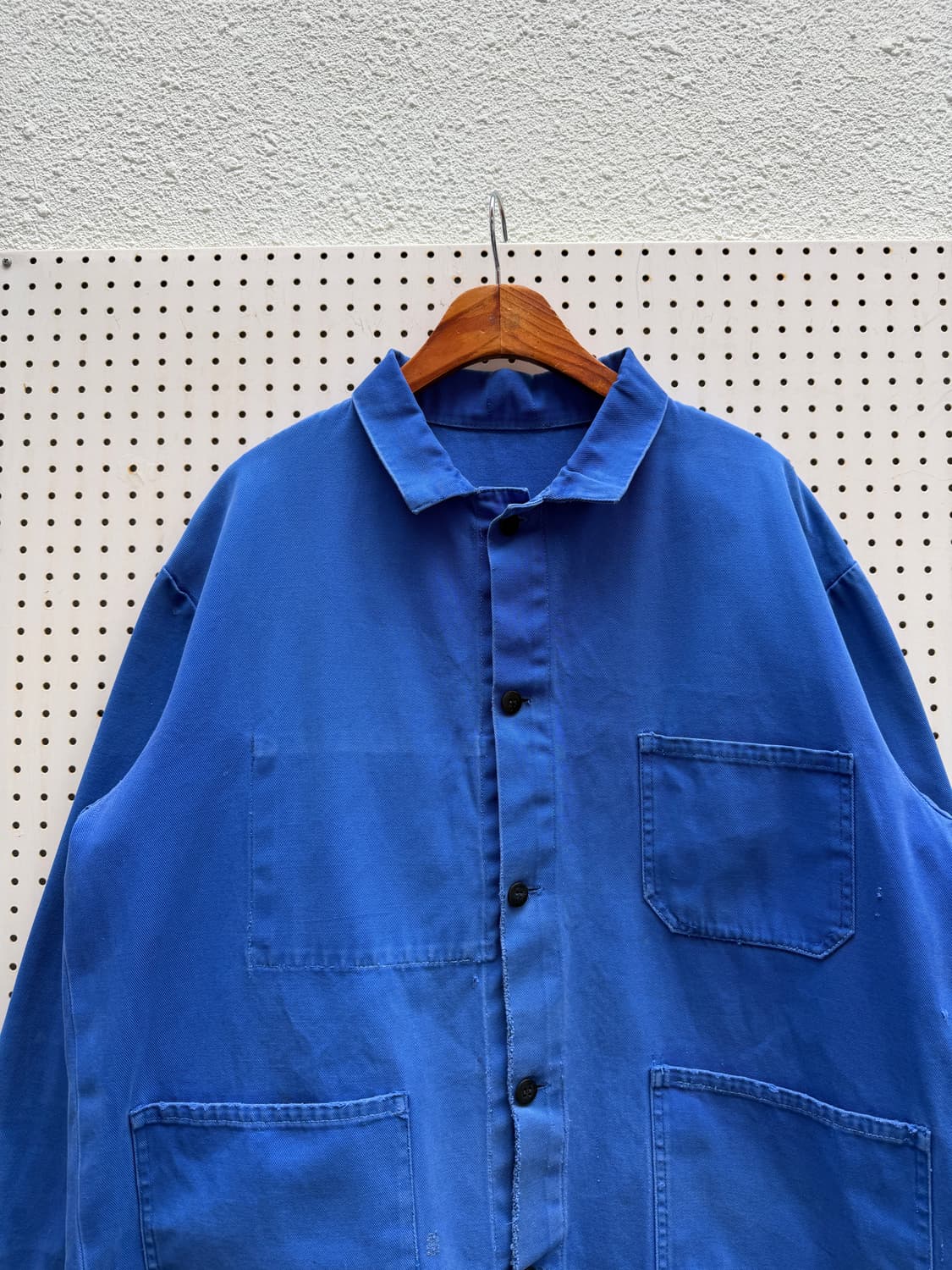 FADED WASHED BLUE OLD VINTAGE 프렌치워크자켓 상품이미지3