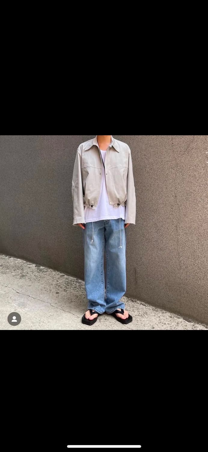 타이핑미스테이크/이얼즈어고 엘보 패치 라이트 그레이 블루종 판매 상품이미지1