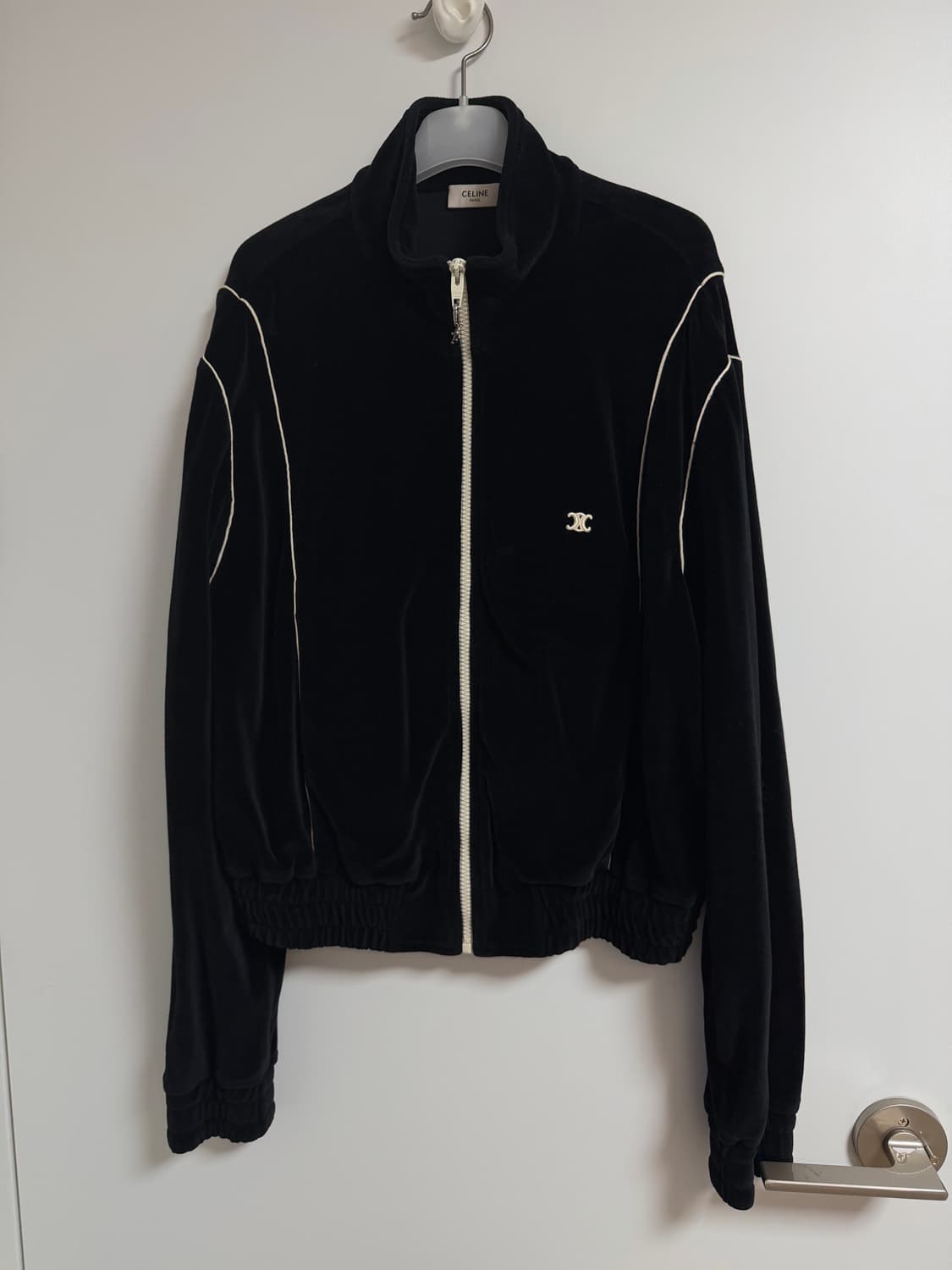 셀린느 트리옹느 벨벳 저지 트랙수트 재킷 상품이미지1