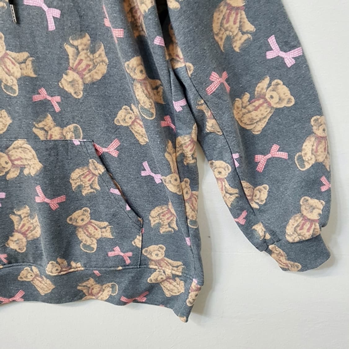 Ank Rauge 오버핏 후드 티셔츠 원피스 상품이미지3