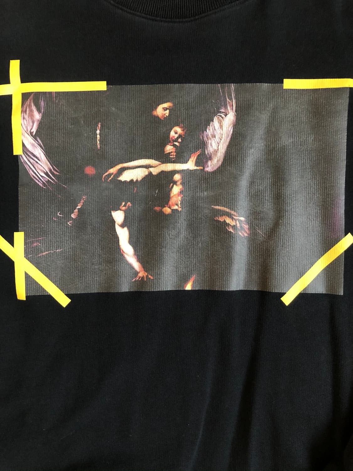 오프화이트 카라바지오 맨투맨 상품이미지2