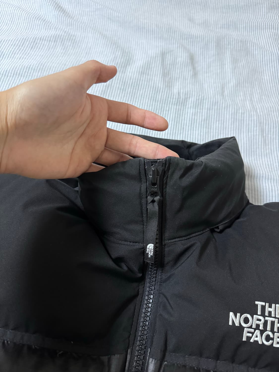 노스페이스 화이트 라벨 노벨티 눕시 다운 자켓 블랙 상품이미지5