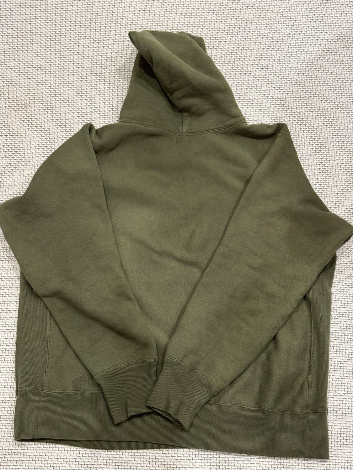 아프레쎄 빈티지 후디 하프 집업 4 올리브 상품이미지2