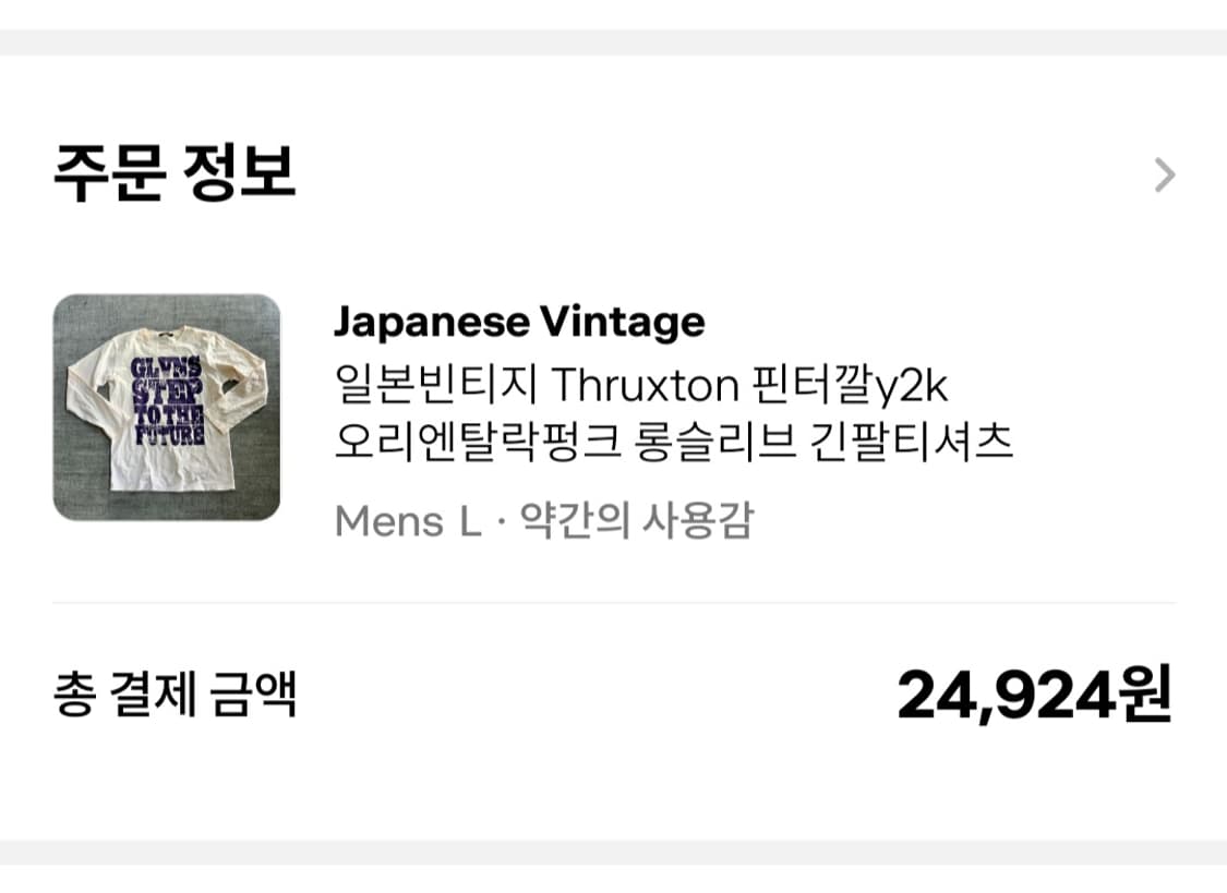 일본빈티지 핀터깔y2k 오리엔탈락펑크 롱슬리브 L 상품이미지4