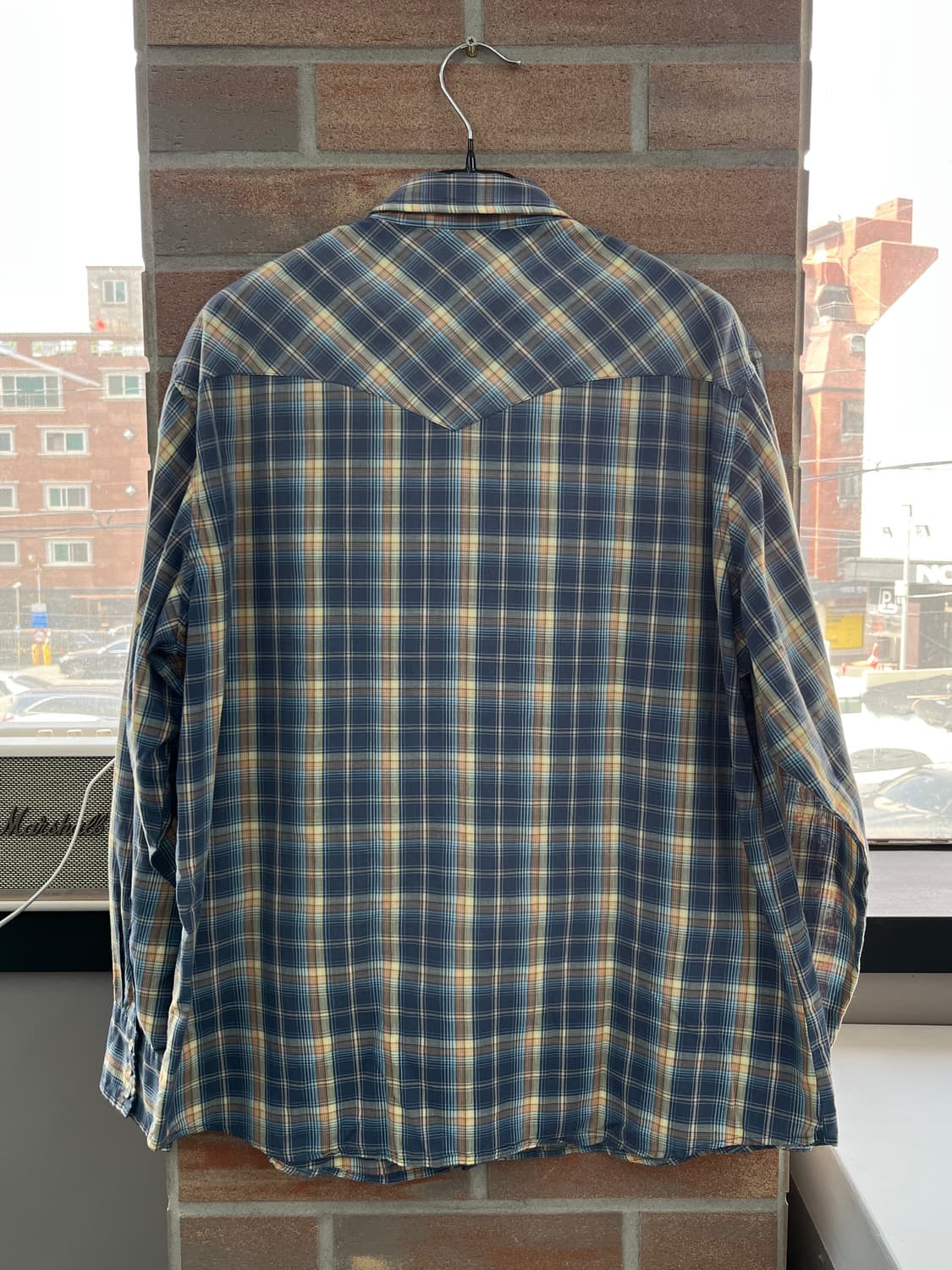 랭글러 웨스턴 체크 셔츠  상품이미지7