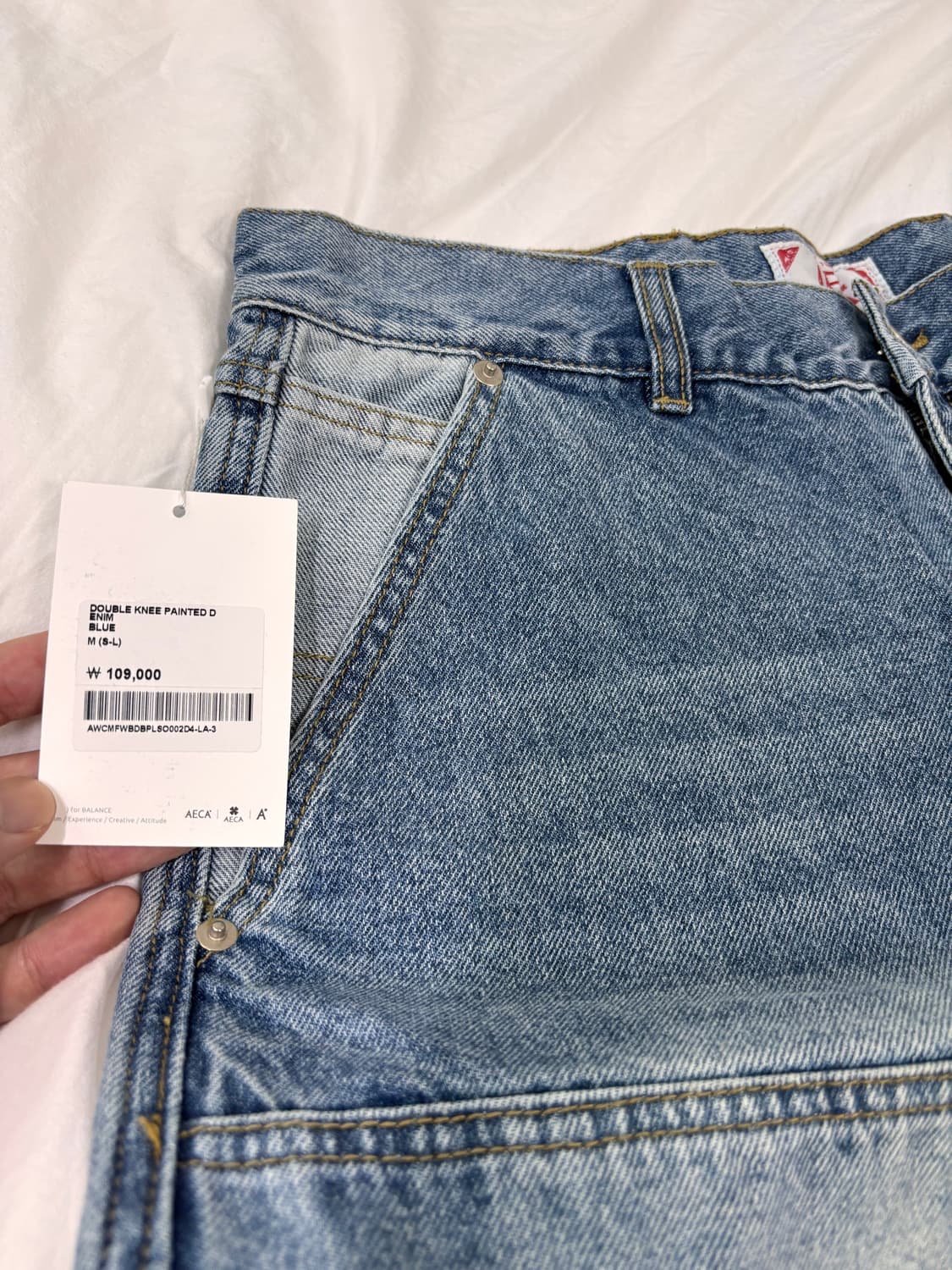 Double Knee Painted Denim 상품이미지2