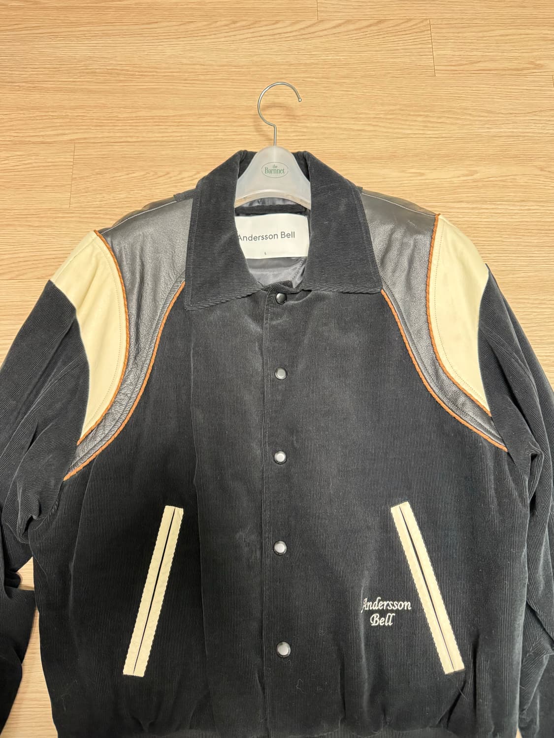 [L] 앤더슨벨 코듀로이 바시티 자켓 상품이미지3