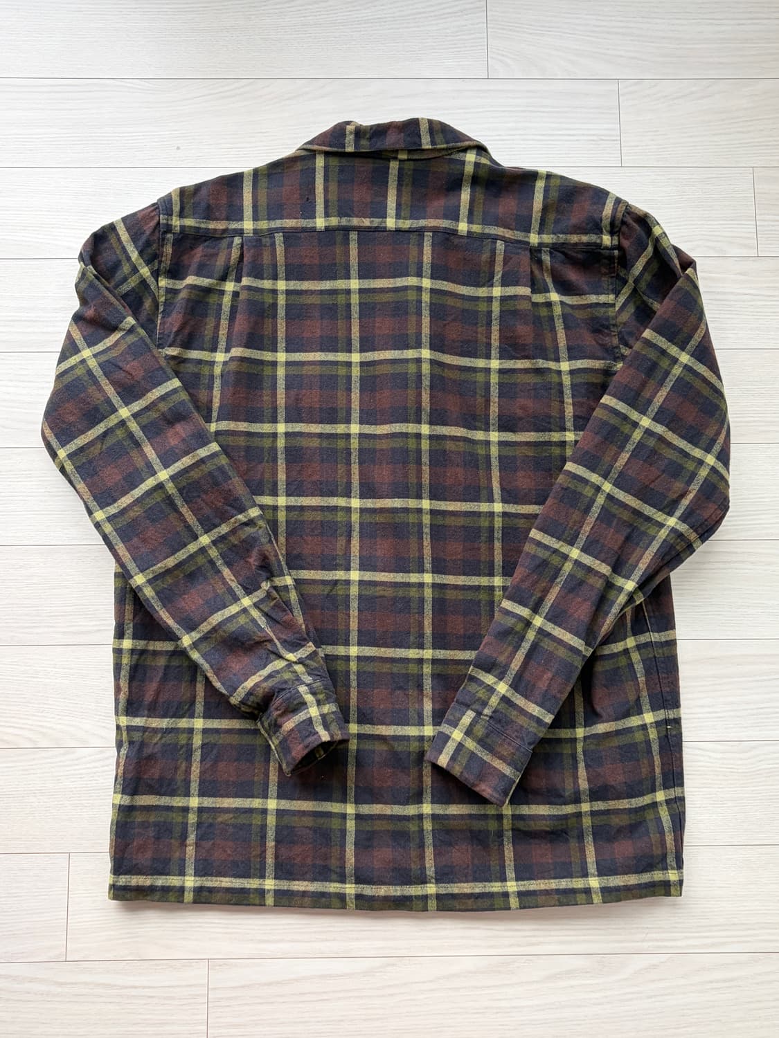 00s 올드 스투시 stussy 빈티지 패턴 체크 셔츠 L (103) 상품이미지2