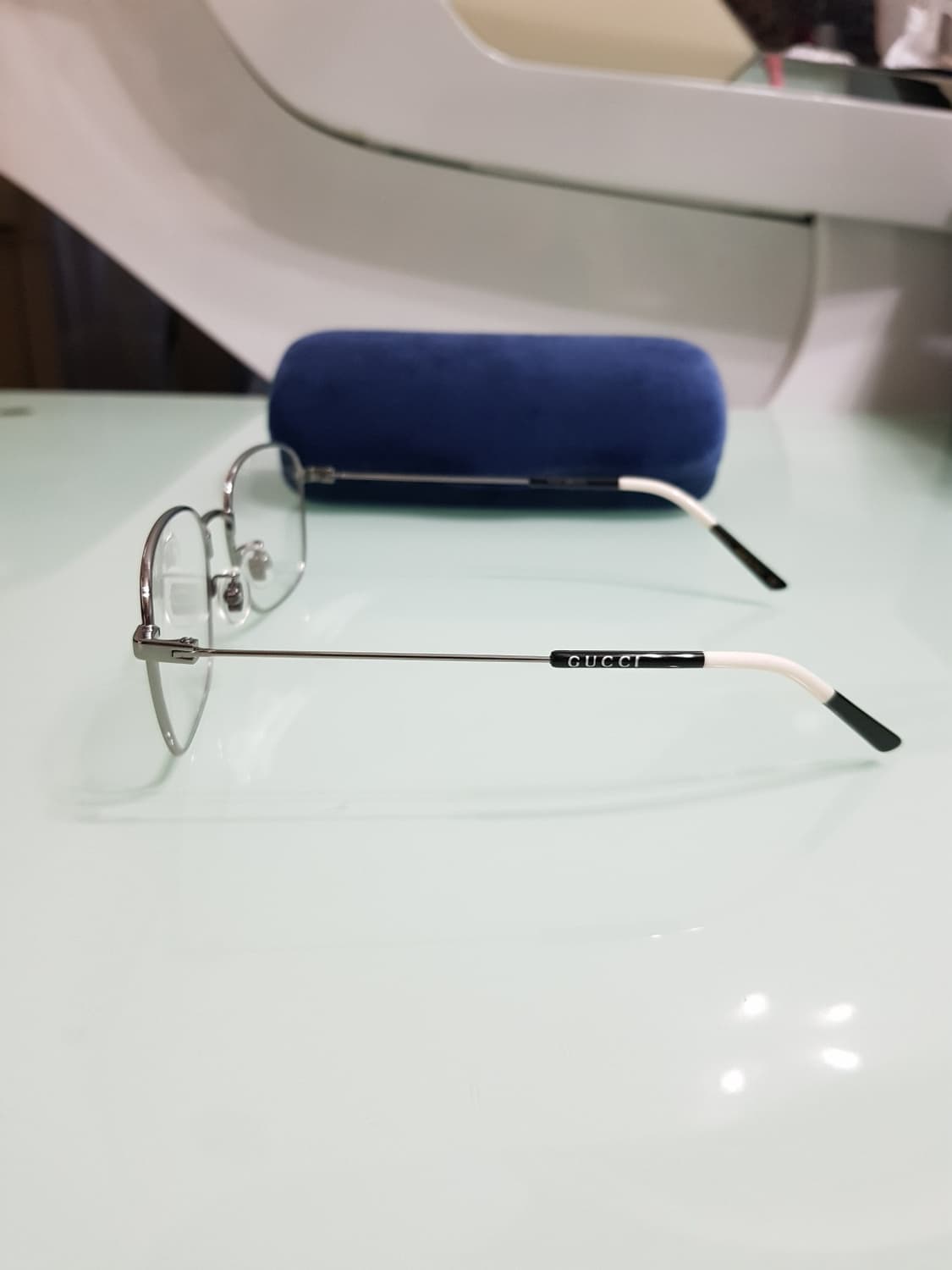 구찌 스퀘어 남녀안경테(극강가벼움)(새상품 풀구성) 상품이미지5