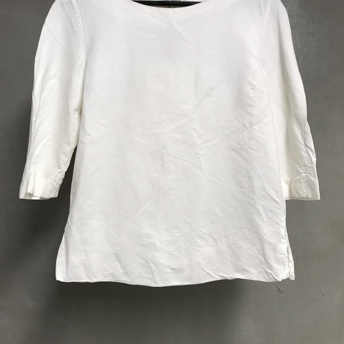 마르니 화이트 반팔 블라우스 38(W) 상품이미지3