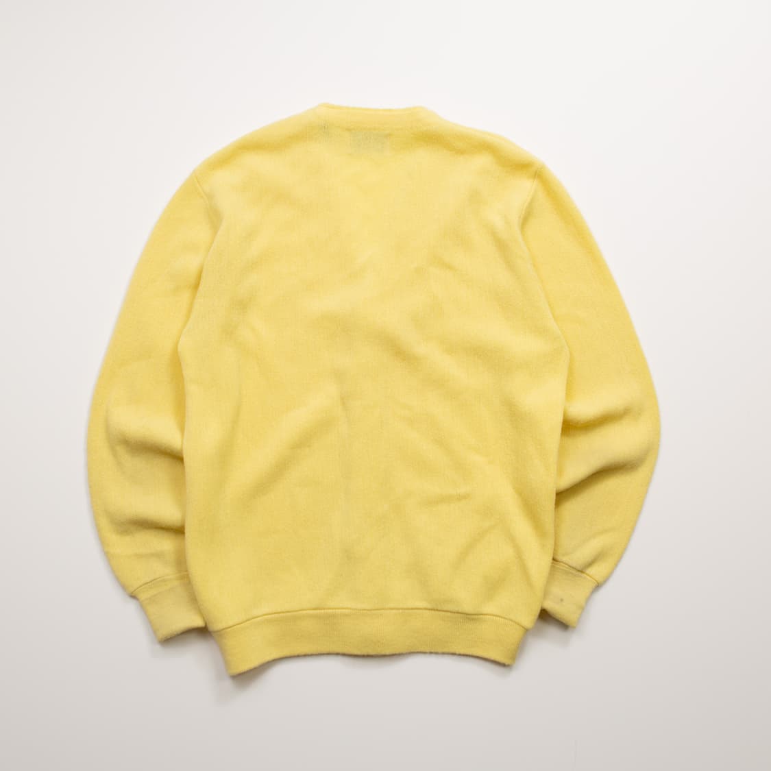 70s IZOD 라코스테 아크릴 가디건 옐로우 상품이미지7