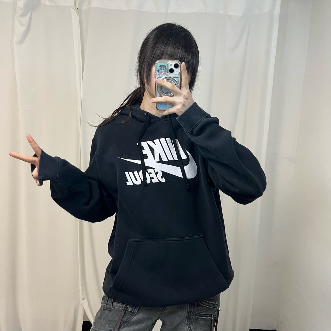 Nike black hoodie 상품이미지2