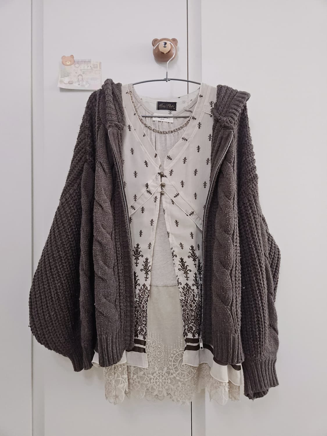 빈티지 모리걸 바선생 상의세트 상품이미지1